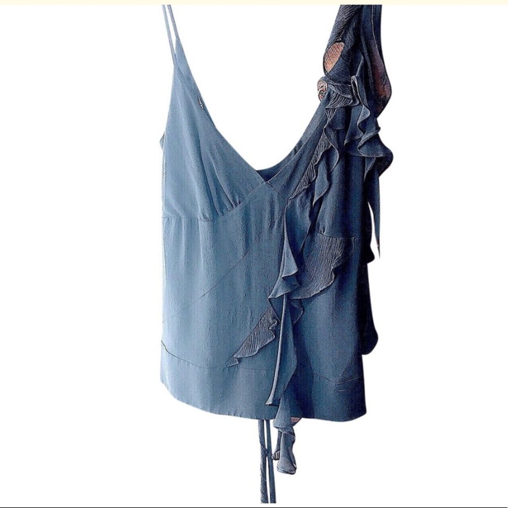 Karen Millen Black silk top